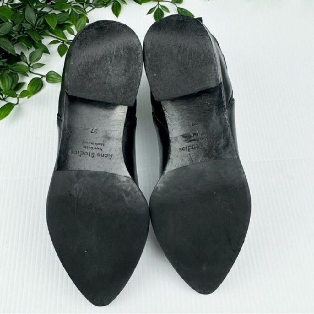 Acne Studios Black Jensen Ankle Boots 6.5 - Picture 6 of 10